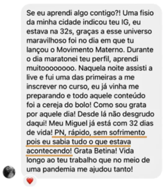 Depoimento Mãe Ivana